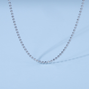 Silver Bead Chain Gold Plated