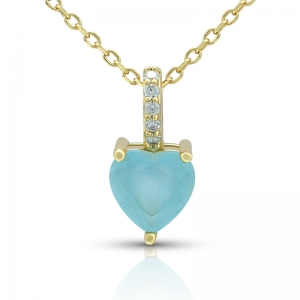 birthstone pendant necklace