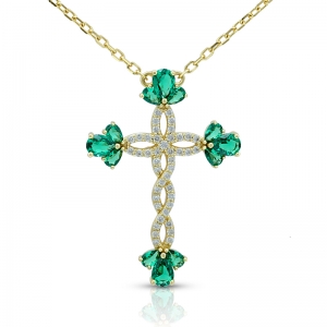 emerald cross jewelry