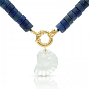 blue lapis bead necklace