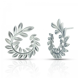 olive leaf earrings